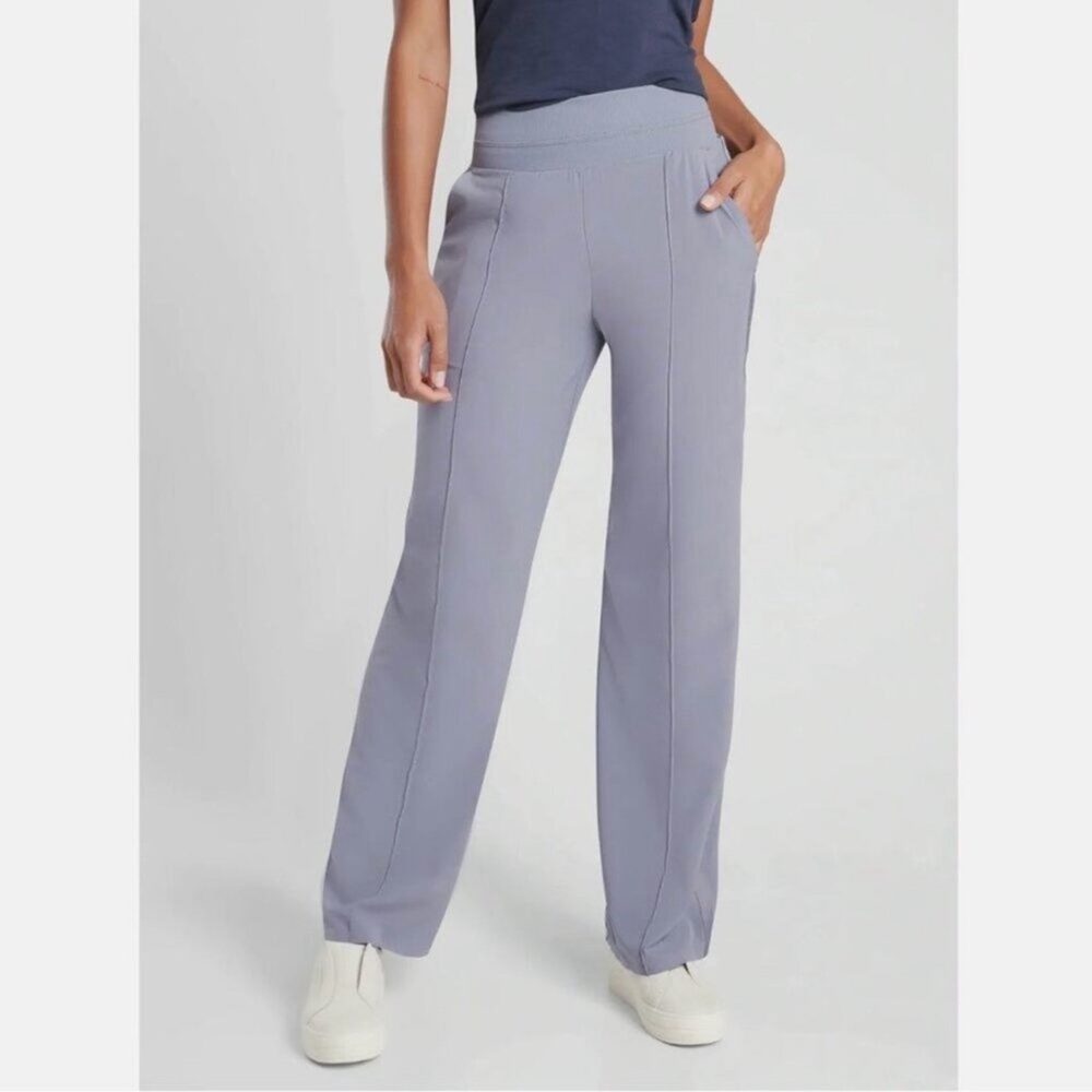 Athleta Nolita Lavender Wide Leg Pants